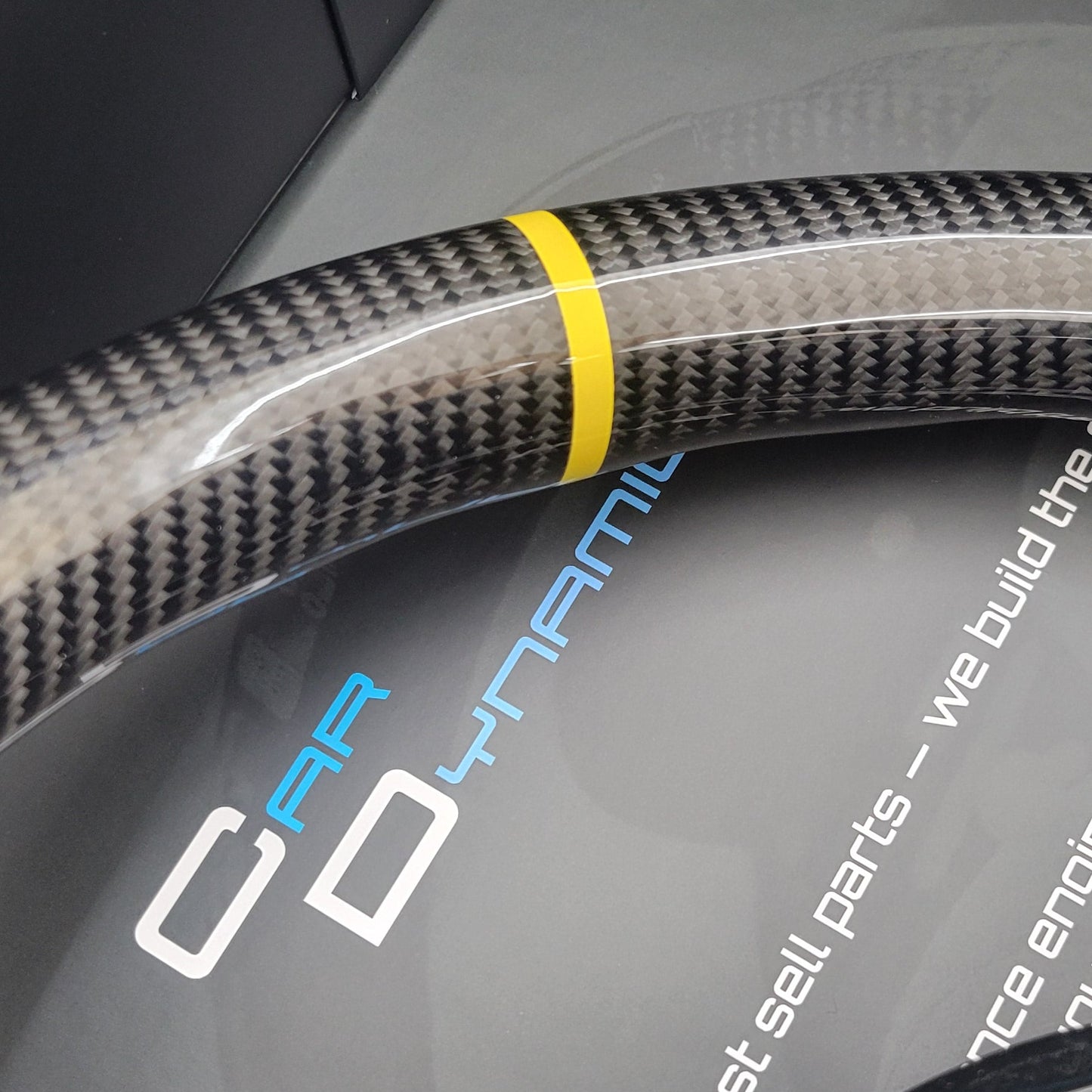 Audi R8 GEN 1 Carbon & Leather Steering Wheel | Vegas Yellow Edition