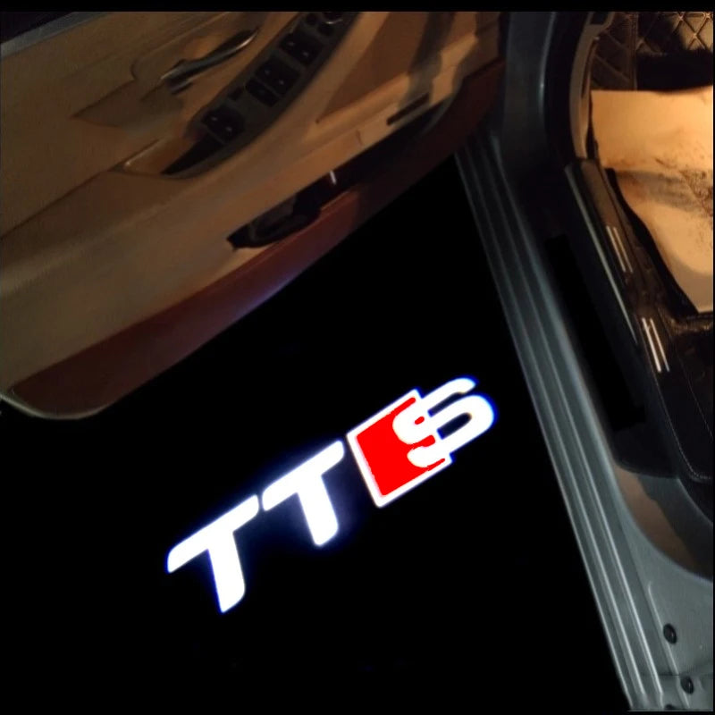 Audi TTS LED Car Door Puddle Lights