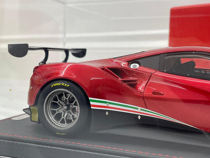 BBR 1:18 Ferrari 488 GT3 2020 Rosso Fuoco 21/24 | P18187E