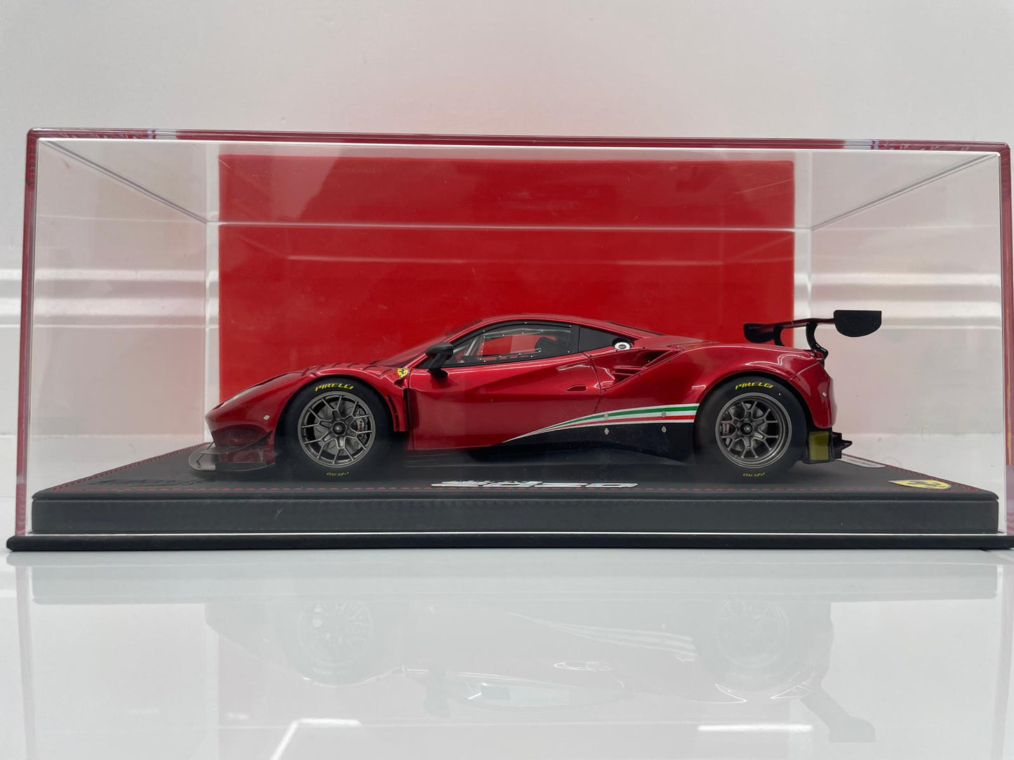 BBR 1:18 Ferrari 488 GT3 2020 Rosso Fuoco 21/24 | P18187E