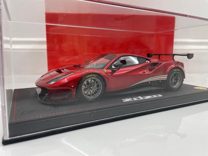 BBR 1:18 Ferrari 488 GT3 2020 Rosso Fuoco 21/24 | P18187E