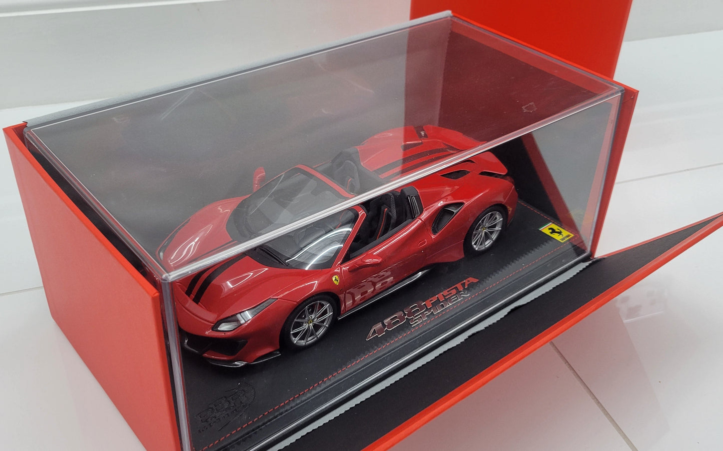 BBR 1:18 Ferrari 488 Pista Spider 2018 | Rosso Corsa Limited 80 pcs | P18162C