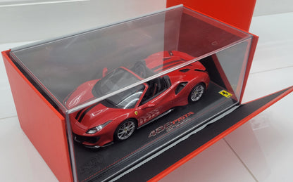 BBR 1:18 Ferrari 488 Pista Spider 2018 | Rosso Corsa Limited 80 pcs | P18162C