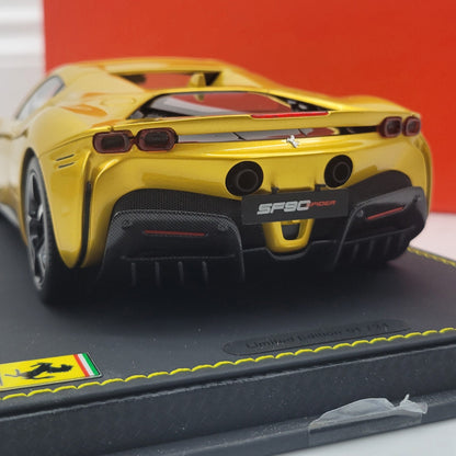 BBR 1:18 Ferrari SF90 Spider Closed Roof Giallo MonteCarlo | LIMITED EDITION 24pcs | 1 OF 24 | P18196A1