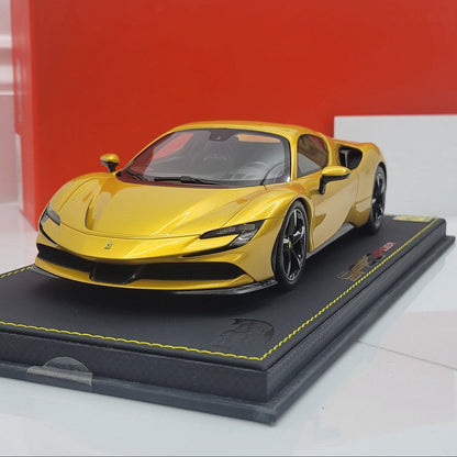 BBR 1:18 Ferrari SF90 Spider Closed Roof Giallo MonteCarlo | LIMITED EDITION 24pcs | 1 OF 24 | P18196A1