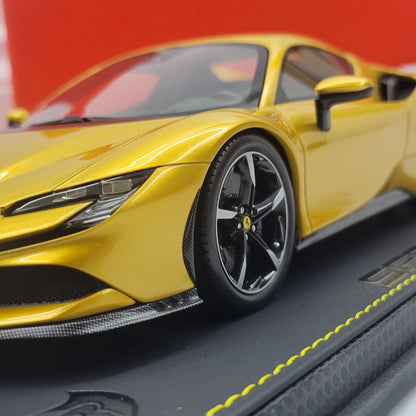 BBR 1:18 Ferrari SF90 Spider Closed Roof Giallo MonteCarlo | LIMITED EDITION 24pcs | 1 OF 24 | P18196A1