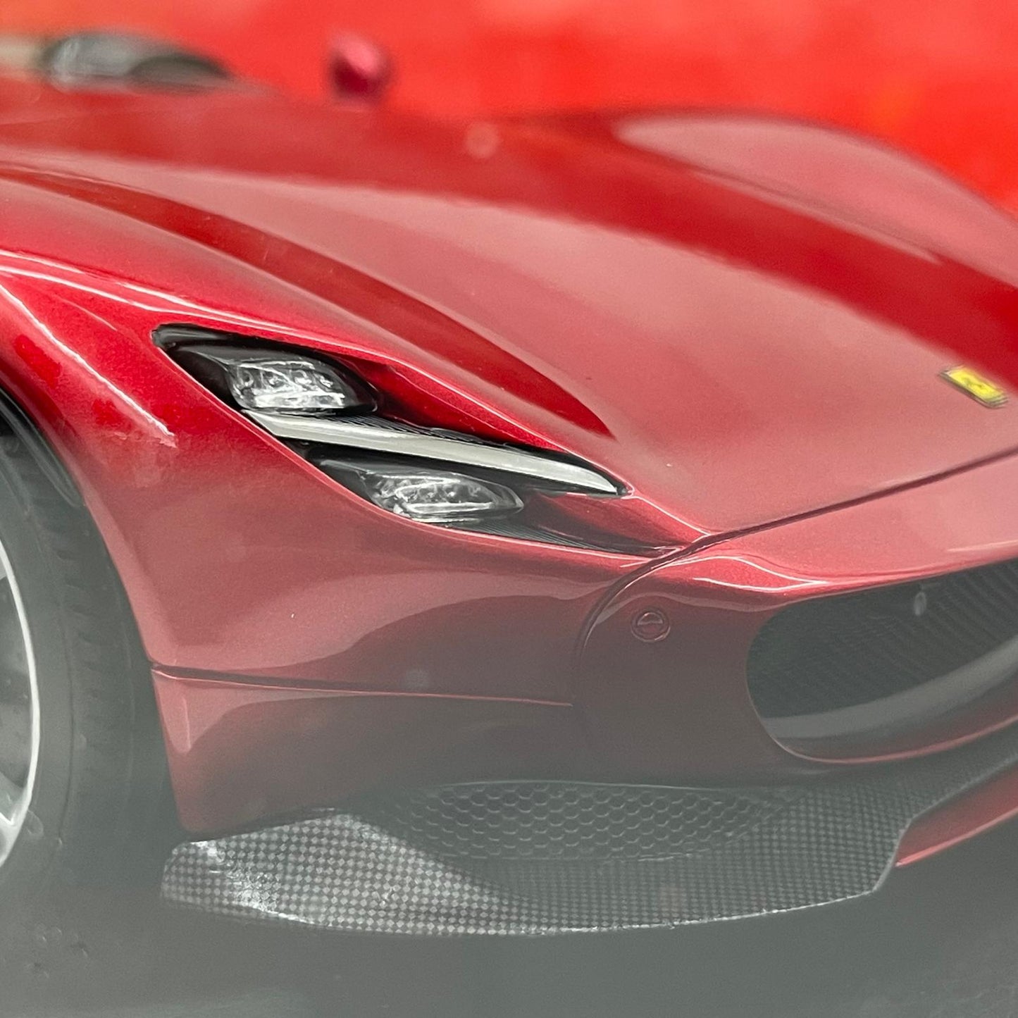 BBR 1:18 Ferrari SP1 Monza Paris Auto Show 2018 Rosso Magma 164/240 |  P18164B