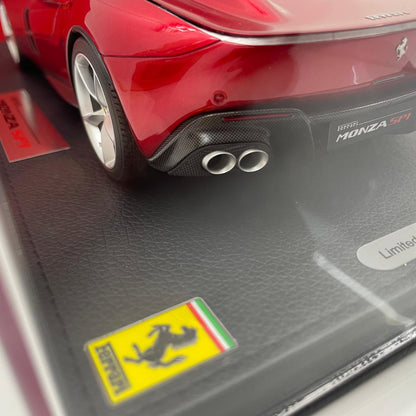 BBR 1:18 Ferrari SP1 Monza Paris Auto Show 2018 Rosso Magma 164/240 |  P18164B