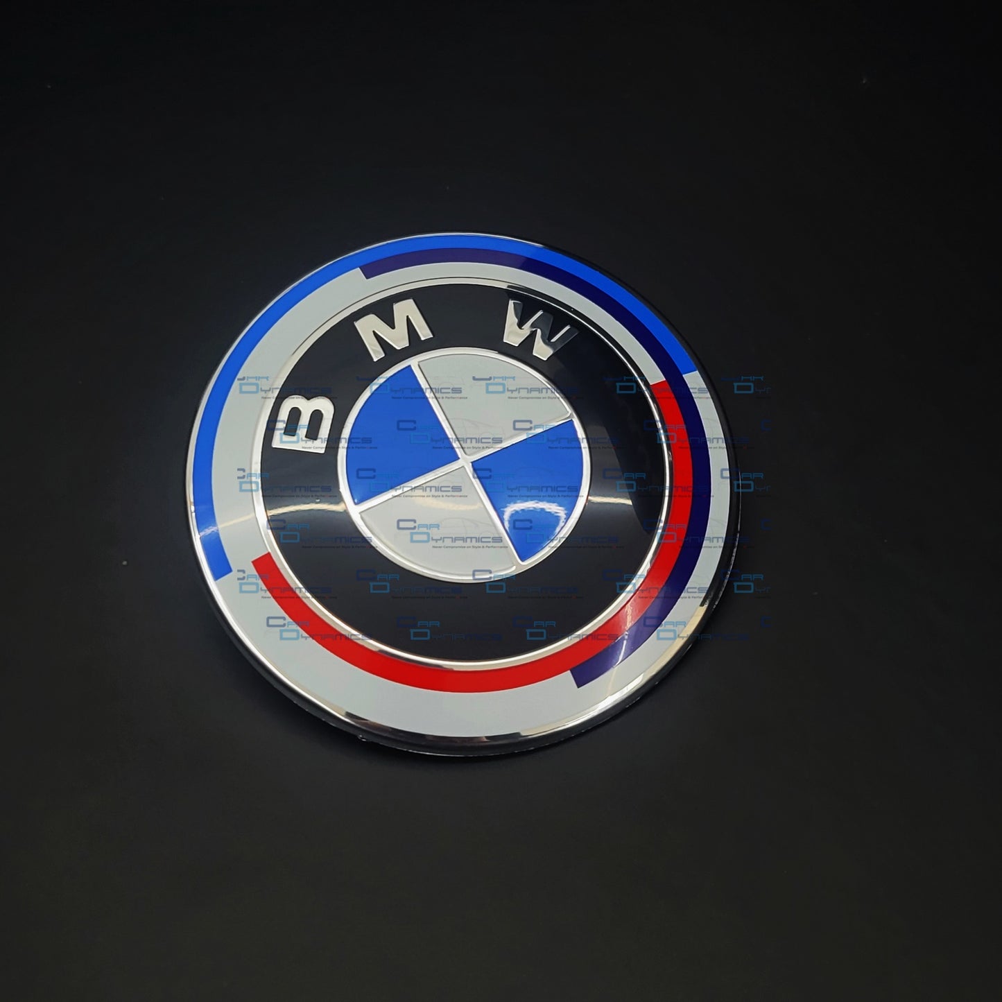 50th Anniversary Bonnet & Boot Badge | 82mm/74mm 2 Pin For BMW