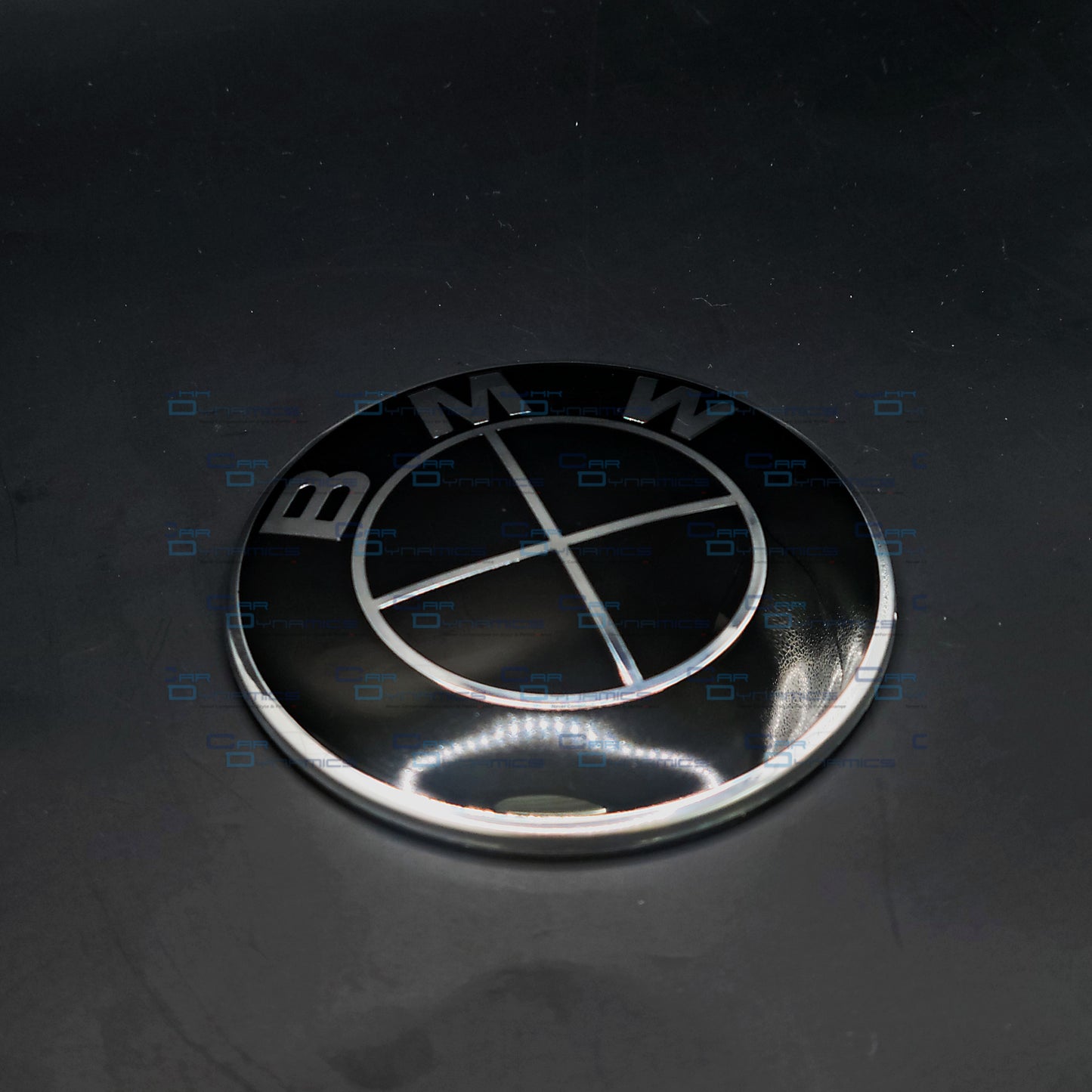 BMW Black 2 Hole 82mm Badge | OEM Fit 51147057794