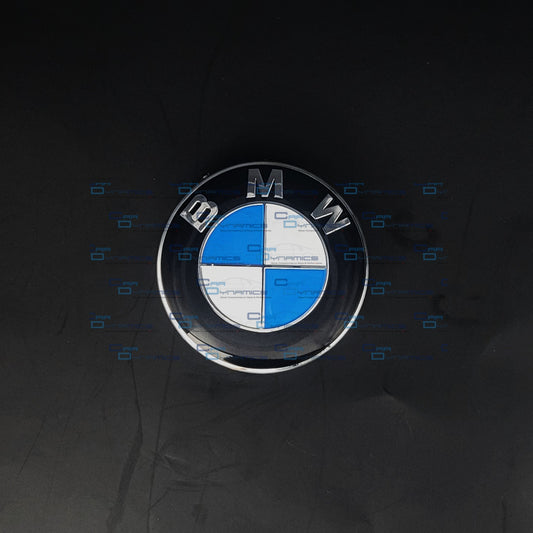 68mm Blue & White Wheel Centre Caps Compatible with Selected BMW Wheels