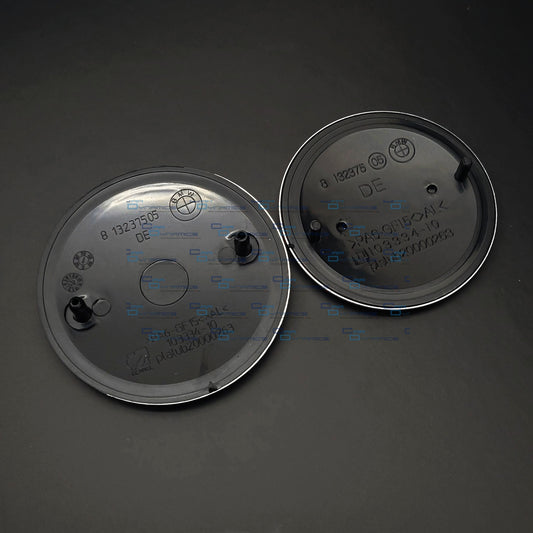 Blue & White Bonnet & Boot Badge | 82mm/74mm 2 Pin For BMW