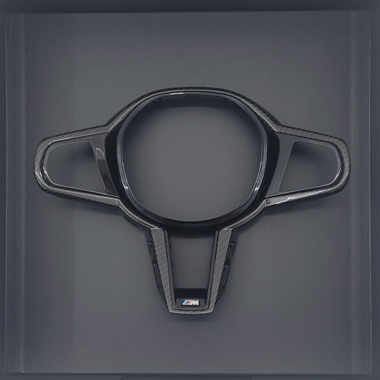 BMW Carbon Fibre Steering Wheel Trim | CS Edition