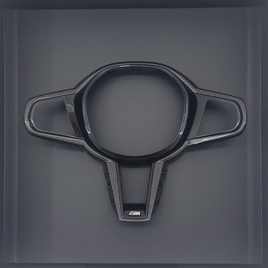 BMW Carbon Fibre Steering Wheel Trim | CS Edition