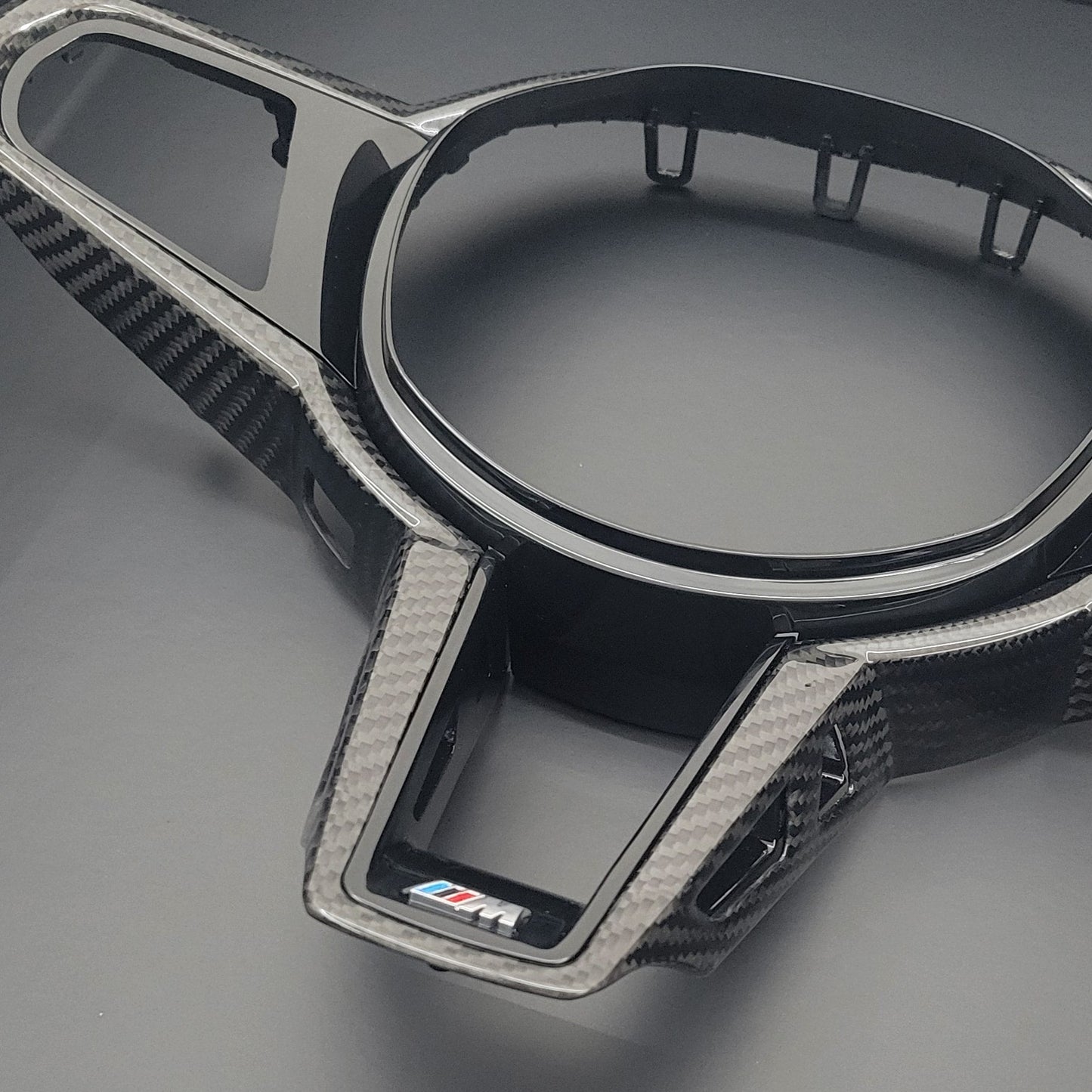 BMW Carbon Fibre Steering Wheel Trim | CS Edition