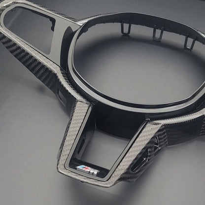 BMW Carbon Fibre Steering Wheel Trim | CS Edition