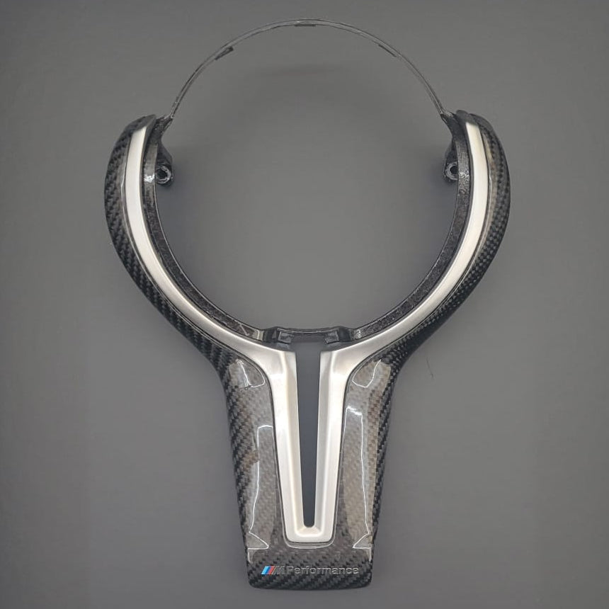 BMW Carbon Fibre Steering Wheel Trim | F-series M Performance