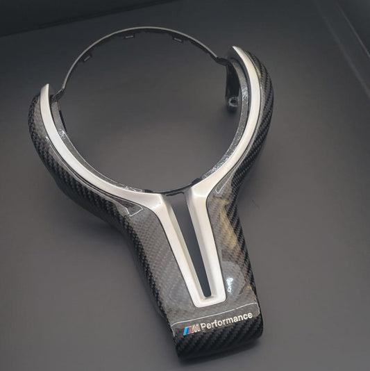 BMW Carbon Fibre Steering Wheel Trim | F-series M Performance