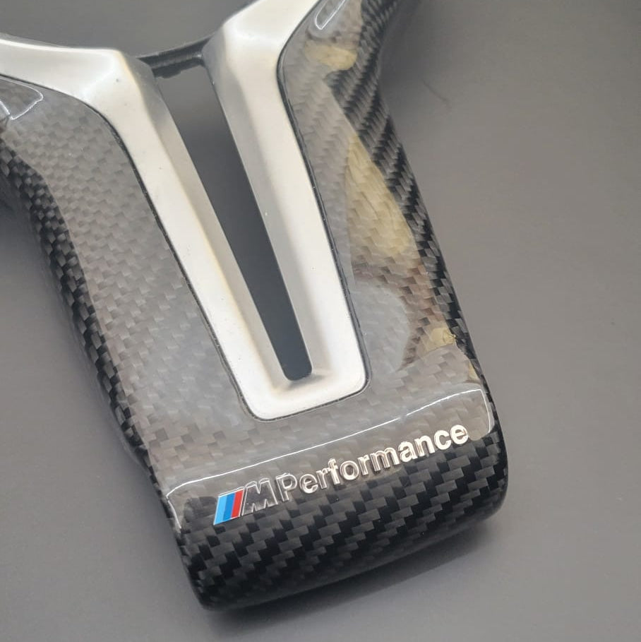 BMW Carbon Fibre Steering Wheel Trim | F-series M Performance