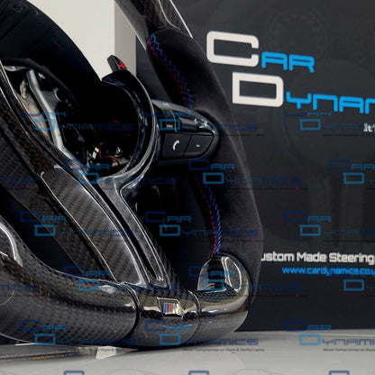 BMW Custom Carbon Fibre Steering Wheel Flat Bottom Connor's Carbon Edition M Tech | F Series