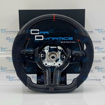 BMW Custom Carbon Fibre Steering Wheel Flat Bottom Connor's Carbon Edition M Tech | F Series