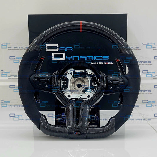 BMW Custom Carbon Fibre Steering Wheel Flat Bottom Connor's Carbon Edition M Tech | F Series