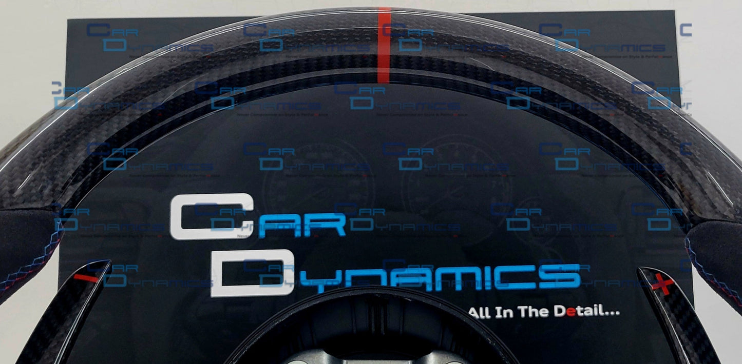BMW Custom Carbon Fibre Steering Wheel Flat Bottom Connor's Carbon Edition M Tech | F Series