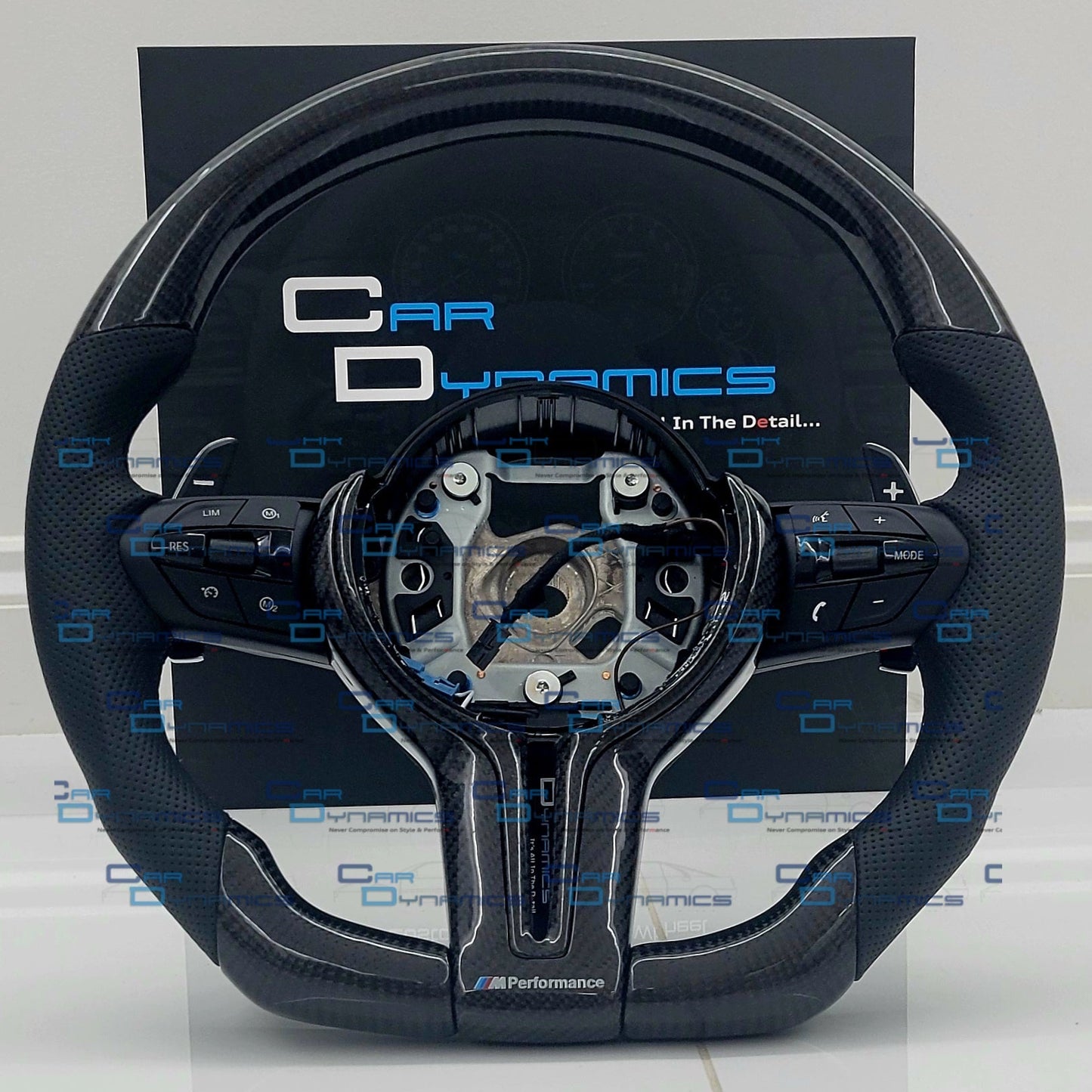 BMW Custom Carbon Fibre Steering Wheel Flat Bottom | Lovett's M-Tech Carbon Edition | F Series