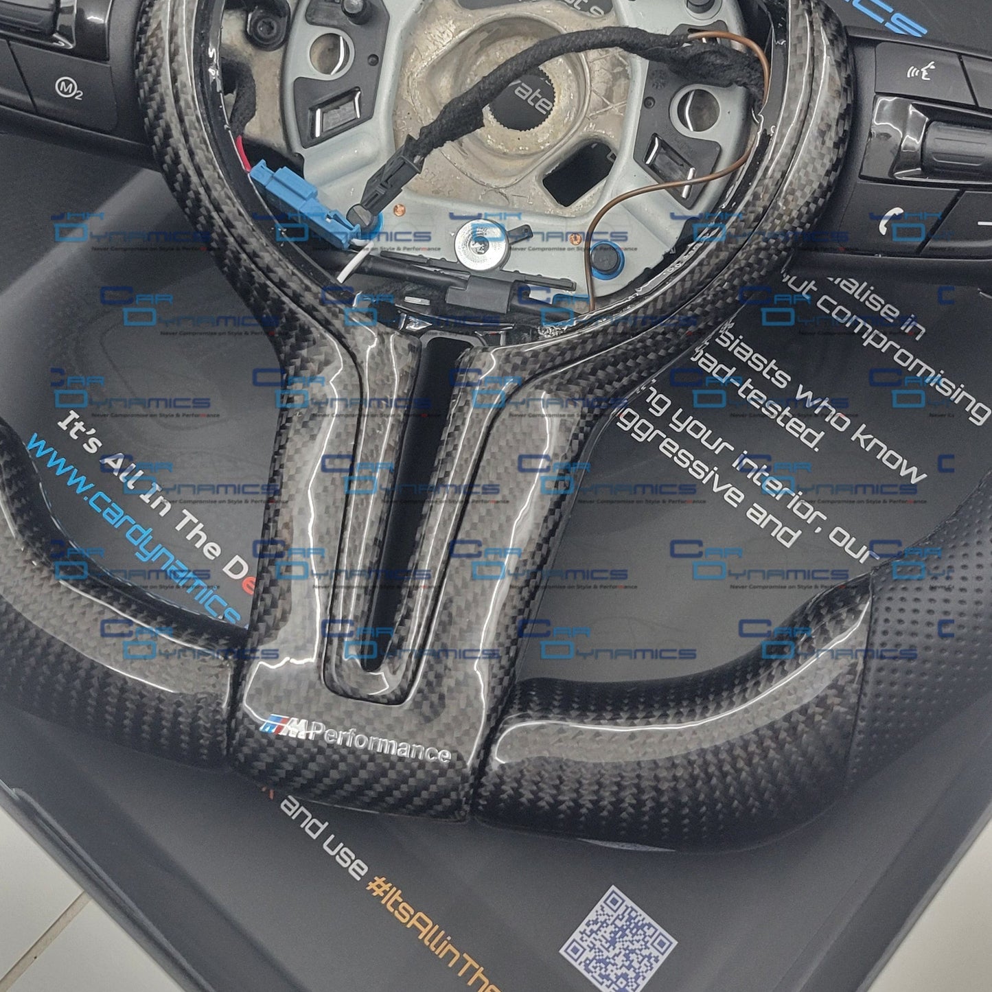 BMW Custom Carbon Fibre Steering Wheel Flat Bottom | Lovett's M-Tech Carbon Edition | F Series