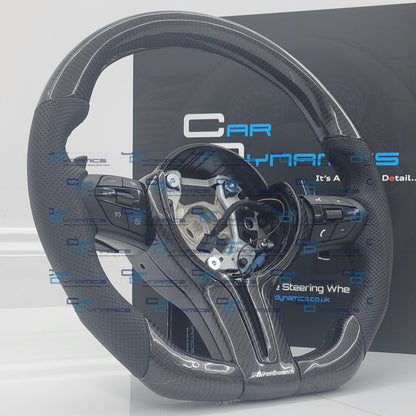 BMW Custom Carbon Fibre Steering Wheel Flat Bottom | Lovett's M-Tech Carbon Edition | F Series