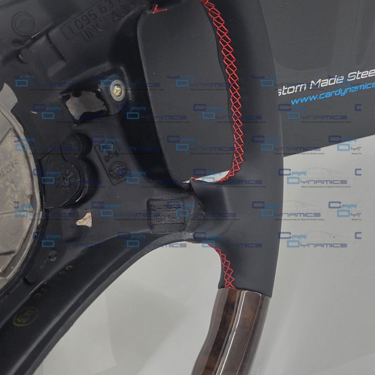 BMW Custom Flat Bottom E38, E39 Steering Wheel | Mahogany Wooden Edition