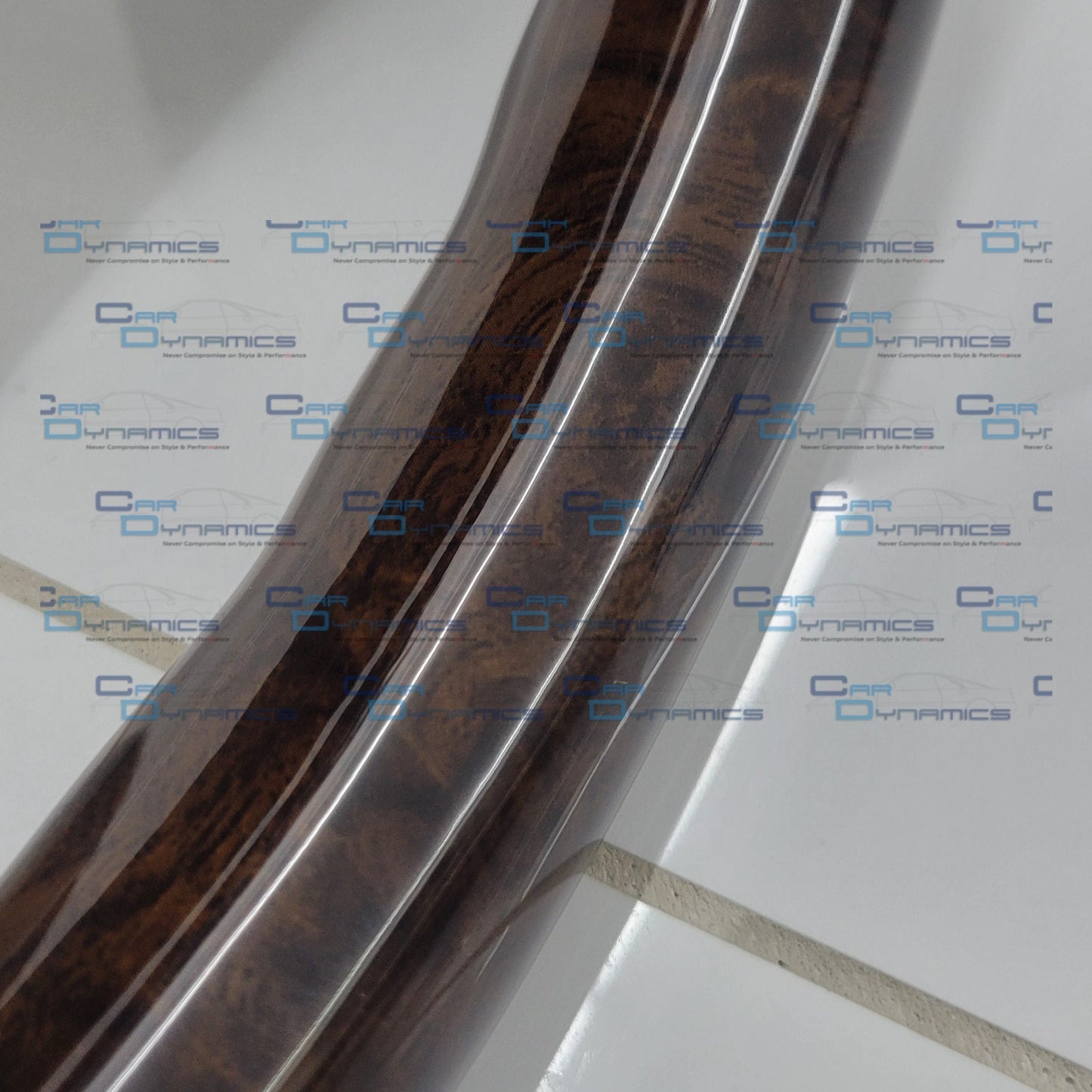 BMW Custom Flat Bottom E38, E39 Steering Wheel | Mahogany Wooden Edition