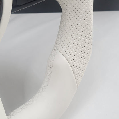 BMW F-Series Leather Steering Wheel | Opal White Edition
