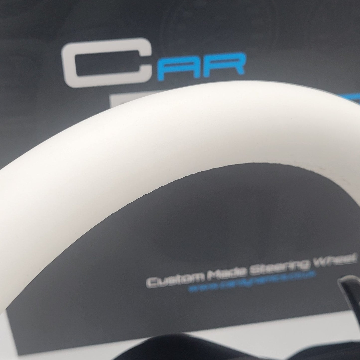 BMW F-Series Leather Steering Wheel | Opal White Edition