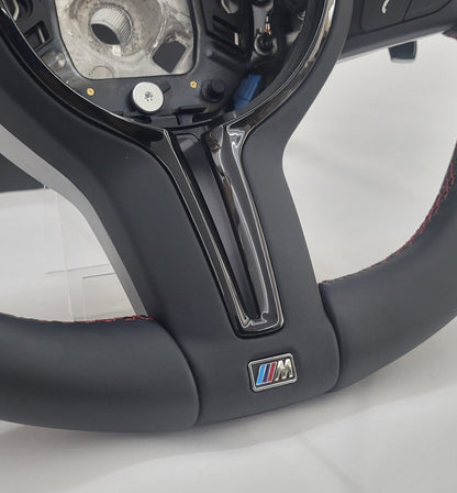 BMW F-Series Leather Steering Wheel | OEM Style Imola Red Edition