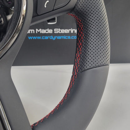 BMW F-Series Leather Steering Wheel | OEM Style Imola Red Edition