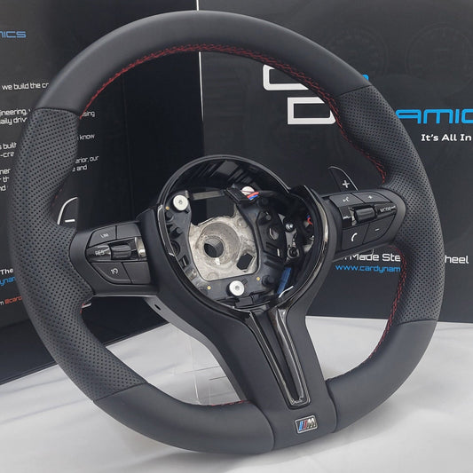 BMW F-Series Leather Steering Wheel | OEM Style Imola Red Edition