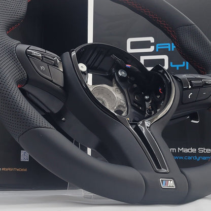 BMW F-Series Leather Steering Wheel | OEM Style Imola Red Edition