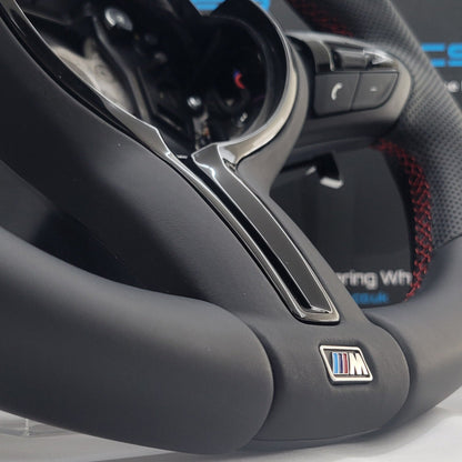 BMW F-Series Leather Steering Wheel | OEM Style Imola Red Edition