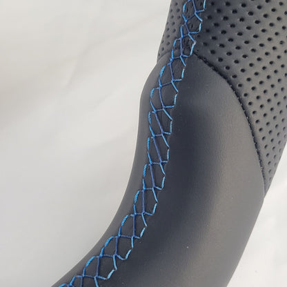 BMW F-Series Leather & Forged Carbon Steering Wheel | Estoril Triple Blue Edition