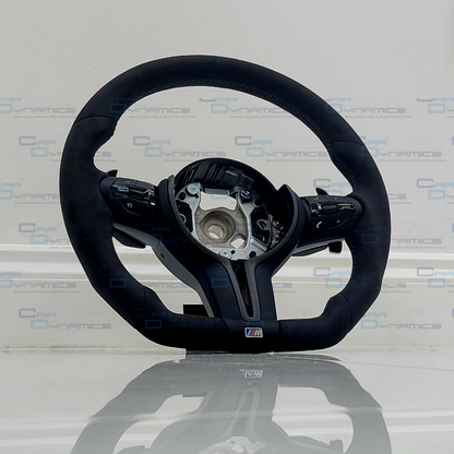 BMW M Performance Alcantara & Carbon Fibre Edition Flat Bottom Steering Wheel | F-Series