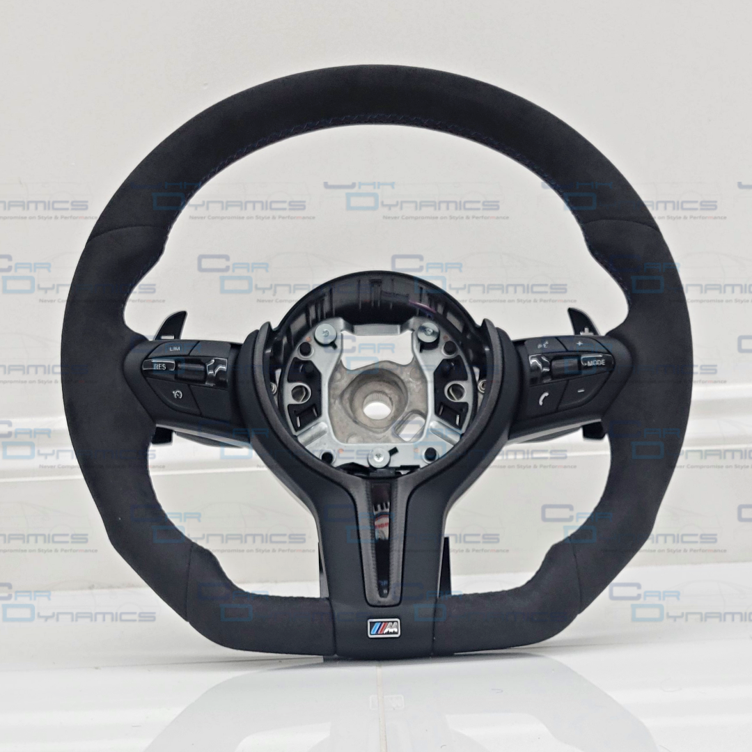 BMW M Performance Alcantara & Carbon Fibre Edition Flat Bottom Steering Wheel | F-Series