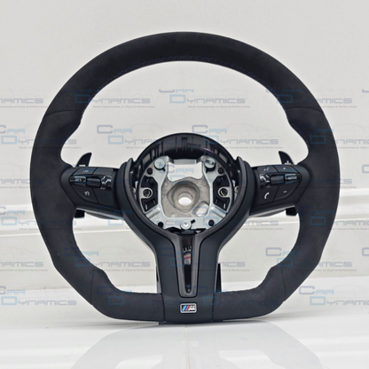 BMW M Performance Alcantara & Carbon Fibre Edition Flat Bottom Steering Wheel | F-Series