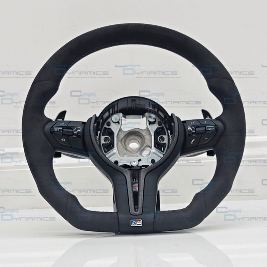 BMW M Performance Alcantara & Carbon Fibre Edition Flat Bottom Steering Wheel | F-Series