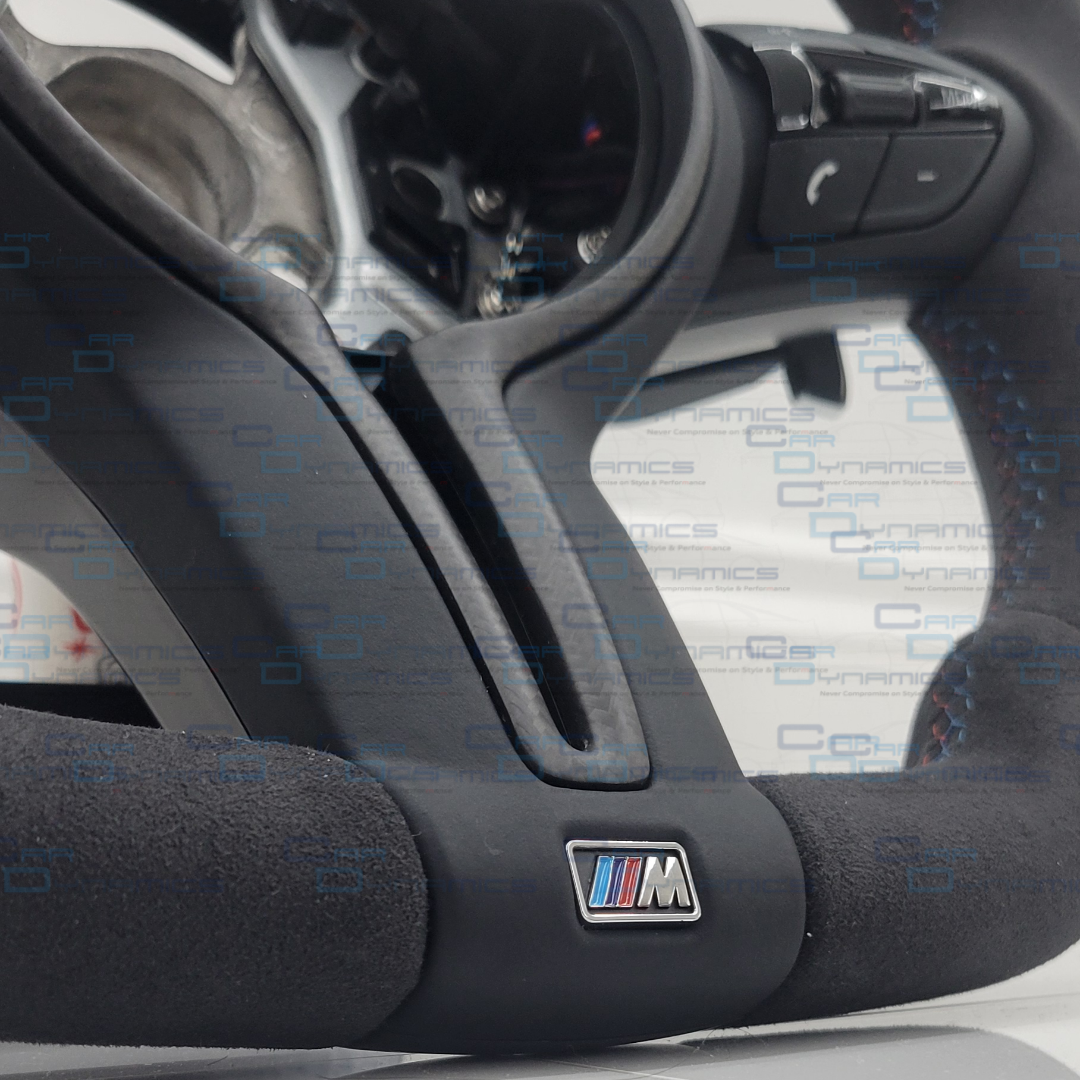 BMW M Performance Alcantara & Carbon Fibre Edition Flat Bottom Steering Wheel | F-Series