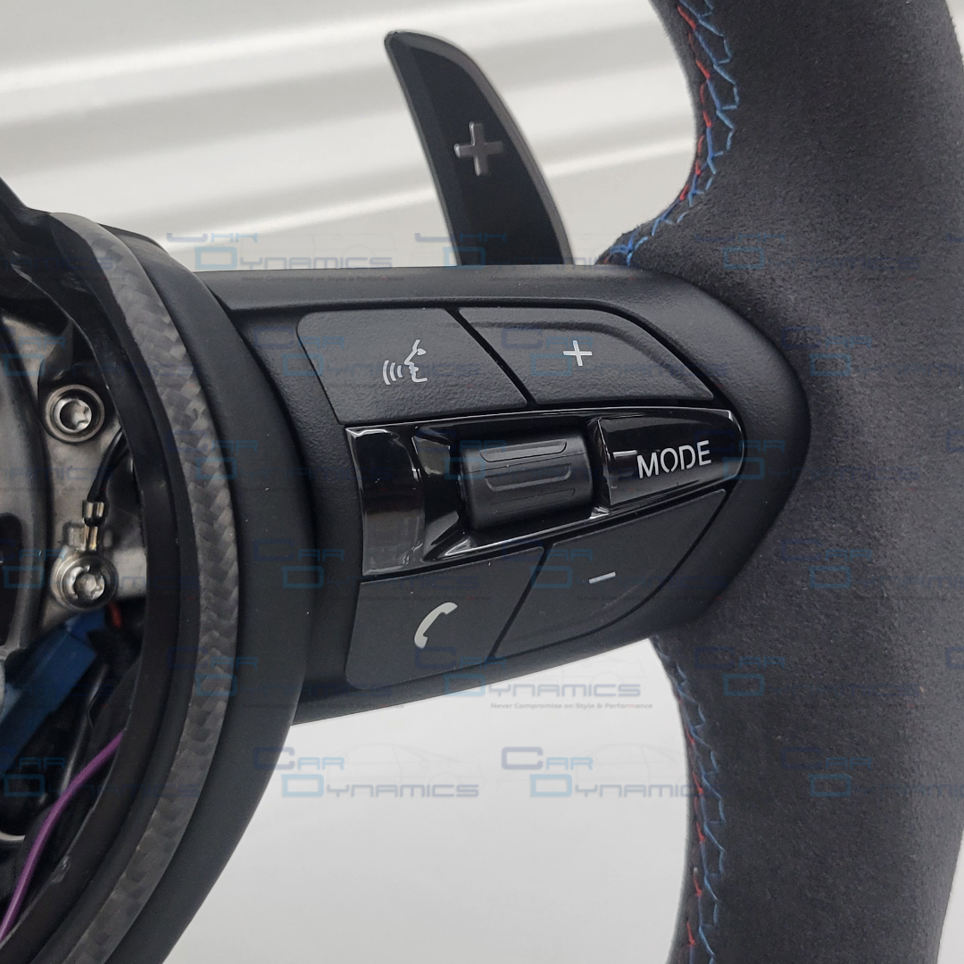 BMW M Performance Alcantara & Carbon Fibre Edition Flat Bottom Steering Wheel | F-Series