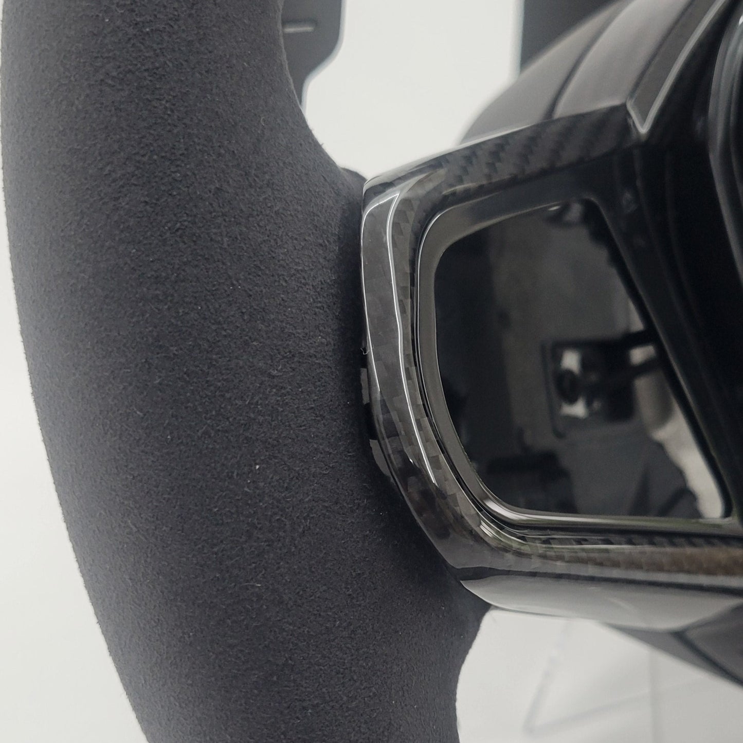 BMW G-Series Alcantara & Carbon Steering Wheel | CS Laguna Seca Blue Edition