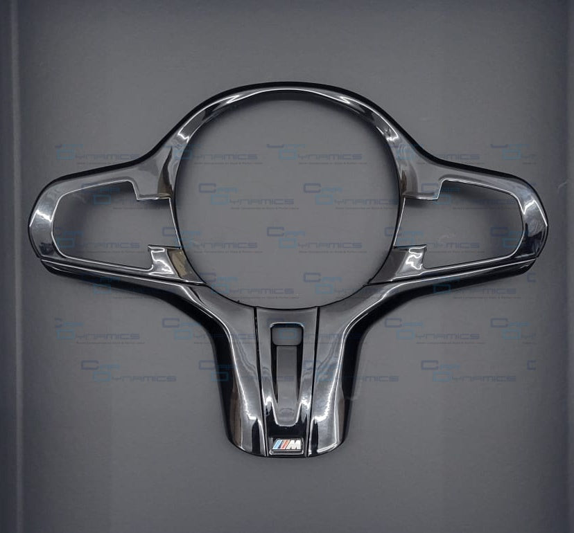 BMW G-Series Gloss Black Steering Wheel Trim | Pre Facelift