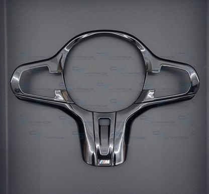 BMW G-Series Gloss Black Steering Wheel Trim | Pre Facelift