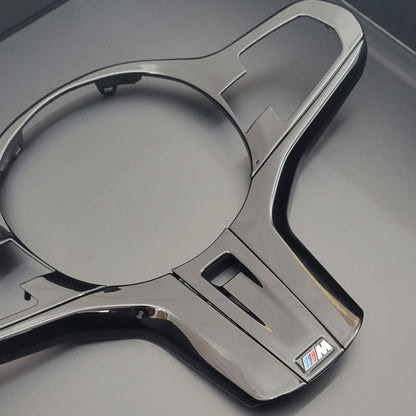 BMW G-Series Gloss Black Steering Wheel Trim | Pre Facelift